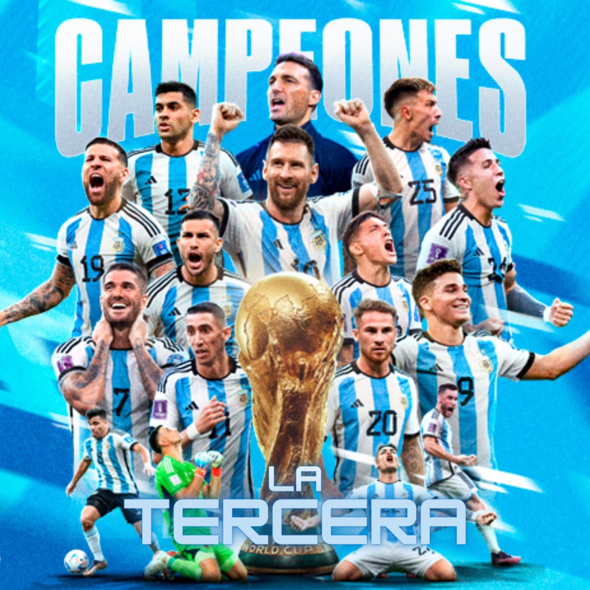 ‎Argentina Campeon Del Mundo-La Scaloneta/La Tercera-muchachos - Single ...