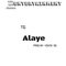 Alaye - Tg lyrics