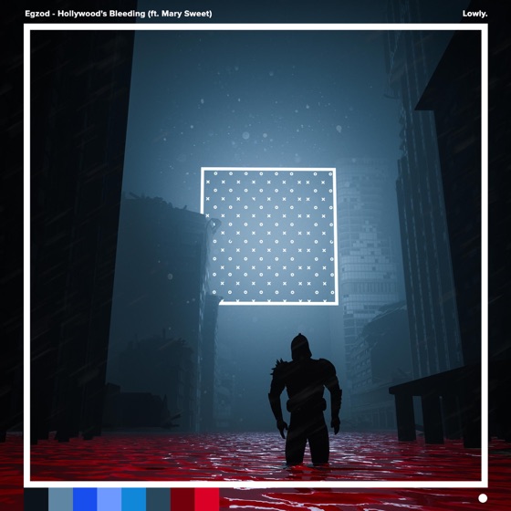 Cover artwork for Hollywood's Bleeding (feat. Mary Sweet)