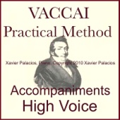 Vaccai Practical Vocal Method Accompaniments for High Voice with Transpositions artwork