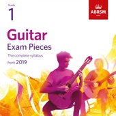 Guitar Exam Pieces from 2019, ABRSM Grade 1 artwork