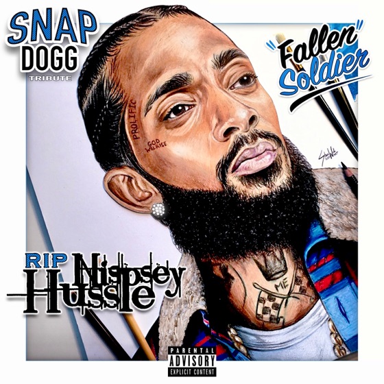 Cover artwork for Fallen Soldier (Nipsey Hussle Tribute)