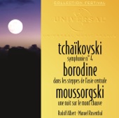 Tchaikovski: Symphonie 4-Borodine: Dans les steppes de l'Asie centrale-Moussorgski: Une nuit sur le mont chauve artwork