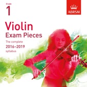 Violin Exam Pieces 2016 - 2019, ABRSM Grade 1 artwork
