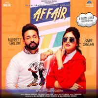 Baani Sandhu & Dilpreet Dhillon - Affair - Single artwork