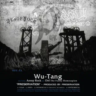 Preservation - EP by Wu-Tang Clan, Aesop Rock & Del the Funky Homosapien album reviews, ratings, credits