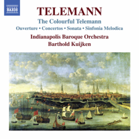 Indianapolis Baroque Orchestra & Barthold Kuijken - The Colorful Telemann artwork
