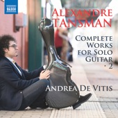 Tansman: Complete Works for Solo Guitar, Vol. 2 artwork