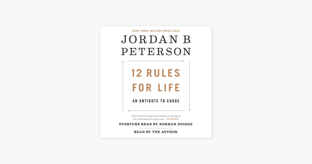 12 Rules for Life: An Antidote to Chaos (Unabridged) - Jordan B. Peterson 12 Rules for Life: An Antidote to Chaos (Unabridged) - Jordan B. Peterson