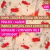 Poulenc: Gloria - Honegger: Symphony No. 3, "Symphonie liturgique" (Live) album lyrics, reviews, download