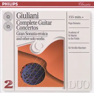 Giuliani: Complete Guitar Concertos by Academy of St Martin in the Fields, Pepe Romero & Sir Neville Marriner album reviews, ratings, credits