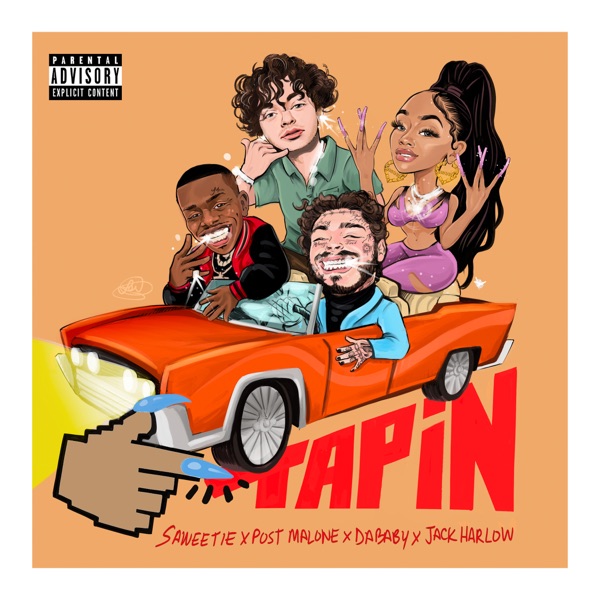 Tap In (feat. Post Malone, DaBaby & Jack Harlow) - Single - Saweetie