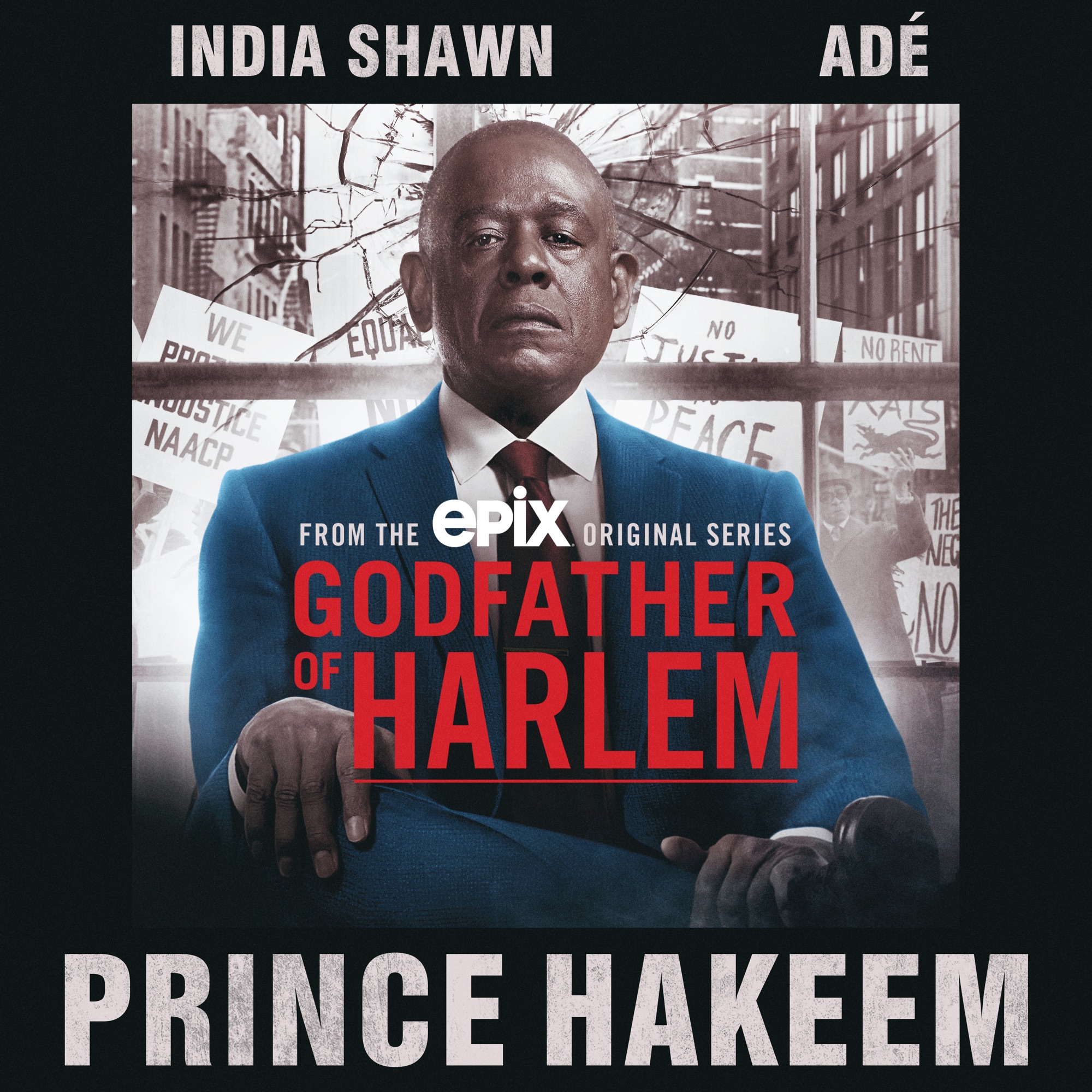 Godfather of Harlem - Prince Hakeem (feat. India Shawn & ADÉ) - Single