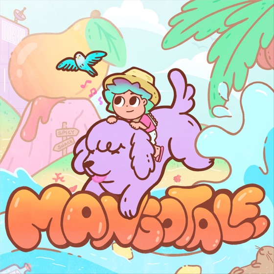 Cover artwork for MANGO LOVE (feat. SATICA)