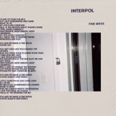 Interpol - Fine Mess