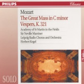 Mozart: The Great Mass in C Minor; Vesper K. 321 artwork