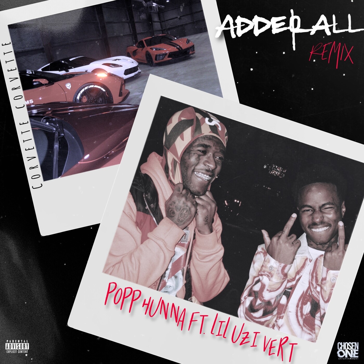 Popp Hunna - Adderall (Corvette Corvette) [Remix] [feat. Lil Uzi Vert] - Single