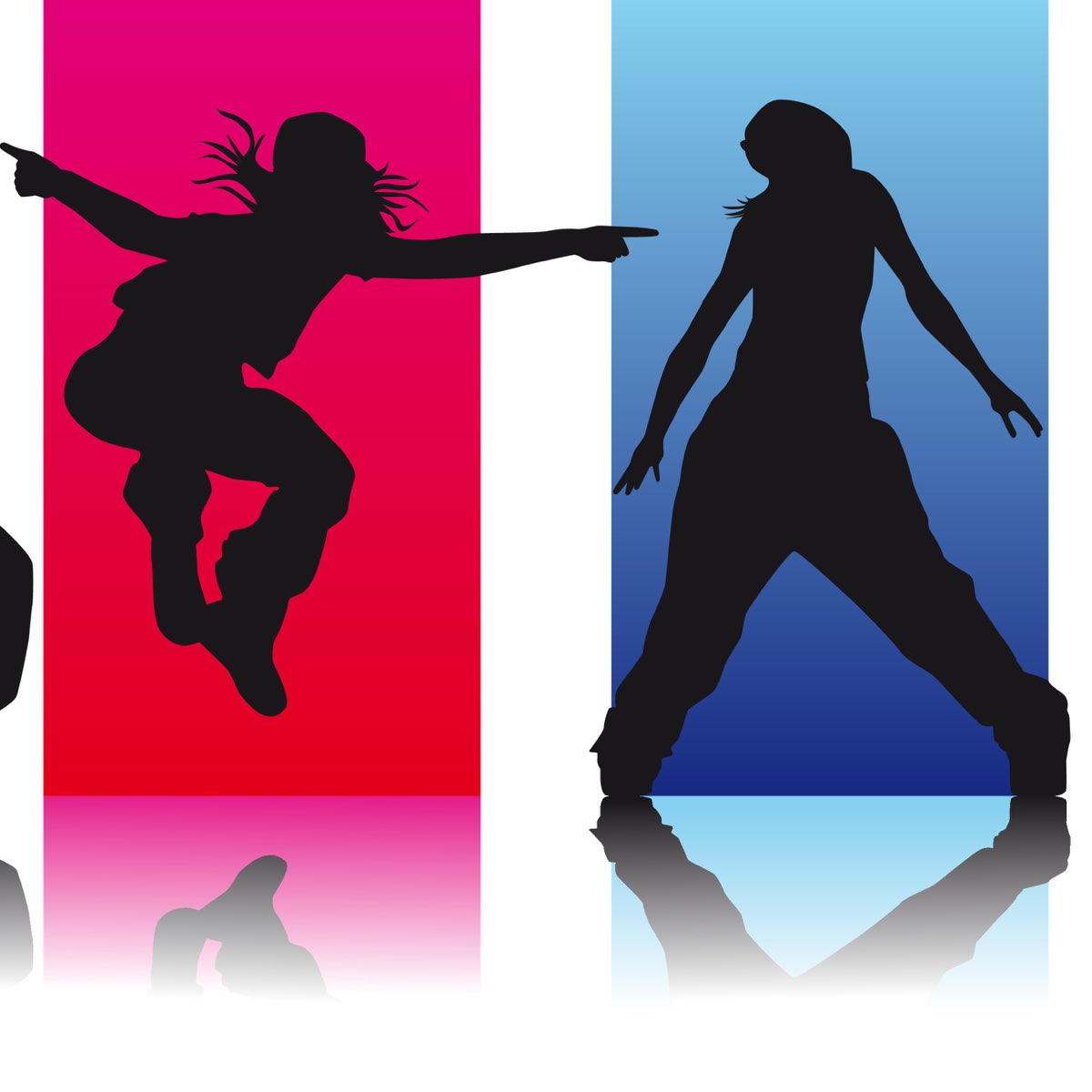 Логотип танцев хип хоп