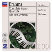 Brahms: Complete Piano Quartets, Piano Trio in A, Op. Posth. artwork