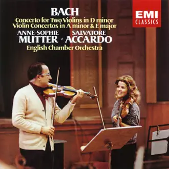 Bach: Violin Concertos, BWV 1041 - 1042 & Concerto for Two Violins, BWV 1043 by Salvatore Accardo, English Chamber Orchestra & Anne-Sophie Mutter album reviews, ratings, credits
