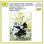 Liszt: Sonata in B Minor and Hungarian Rhapsody, Schumann: Sonata No. 2 & Brahms: Rhapsodies, Op. 79 artwork