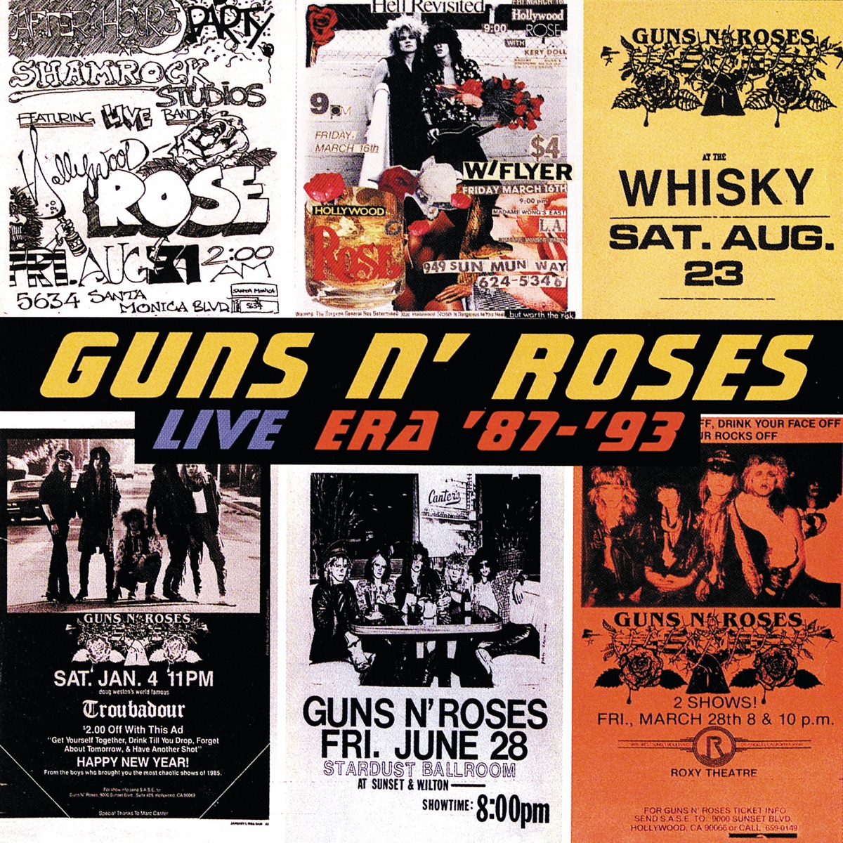 Live Era 87 93 Album Cover By Guns N Roses