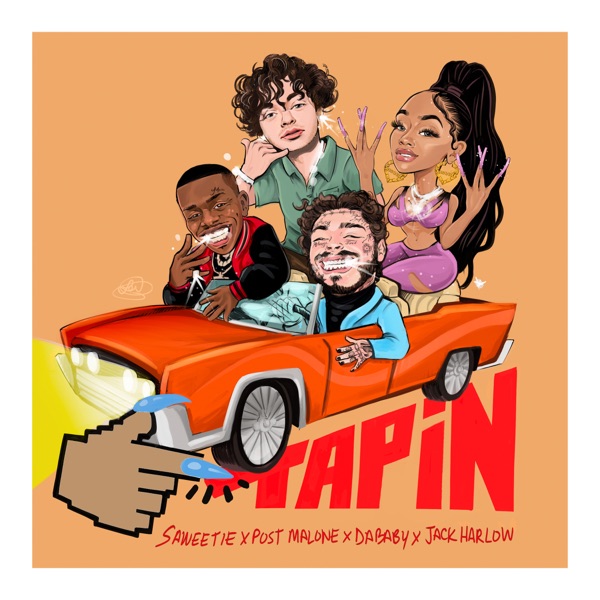 Tap In (feat. Post Malone, DaBaby & Jack Harlow) - Single - Saweetie