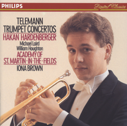 Telemann: Trumpet Concertos - Academy of St Martin in the Fields, Håkan Hardenberger &amp; Iona Brown Cover Art