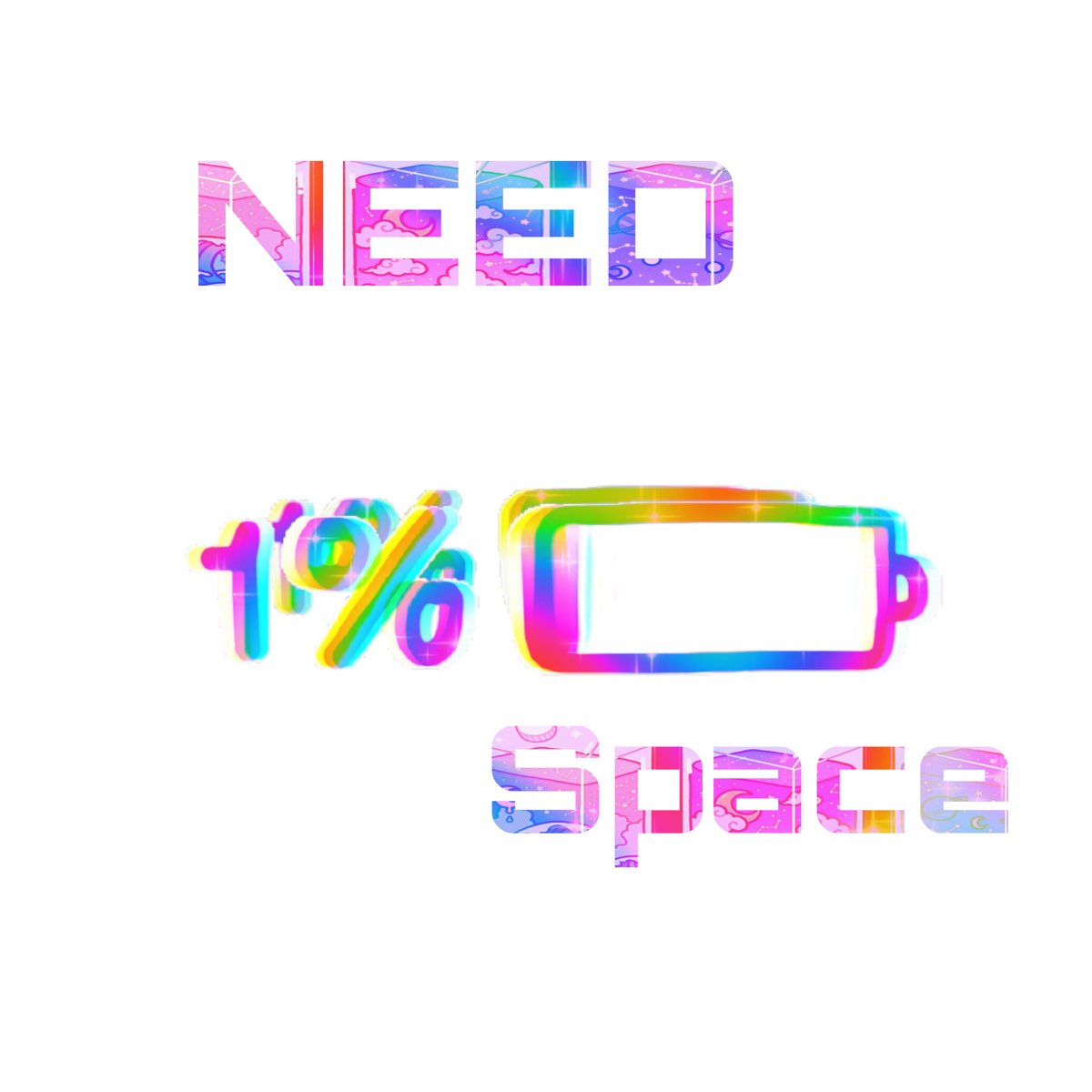 Need me space. Space needs you.