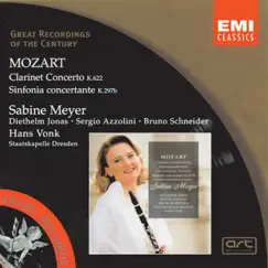 Mozart Clarinet Concerto in A Major K622/Sinfonia concertante in E flat Major K297b by Sabine Meyer, Staatskapelle Dresden & Hans Vonk album reviews, ratings, credits