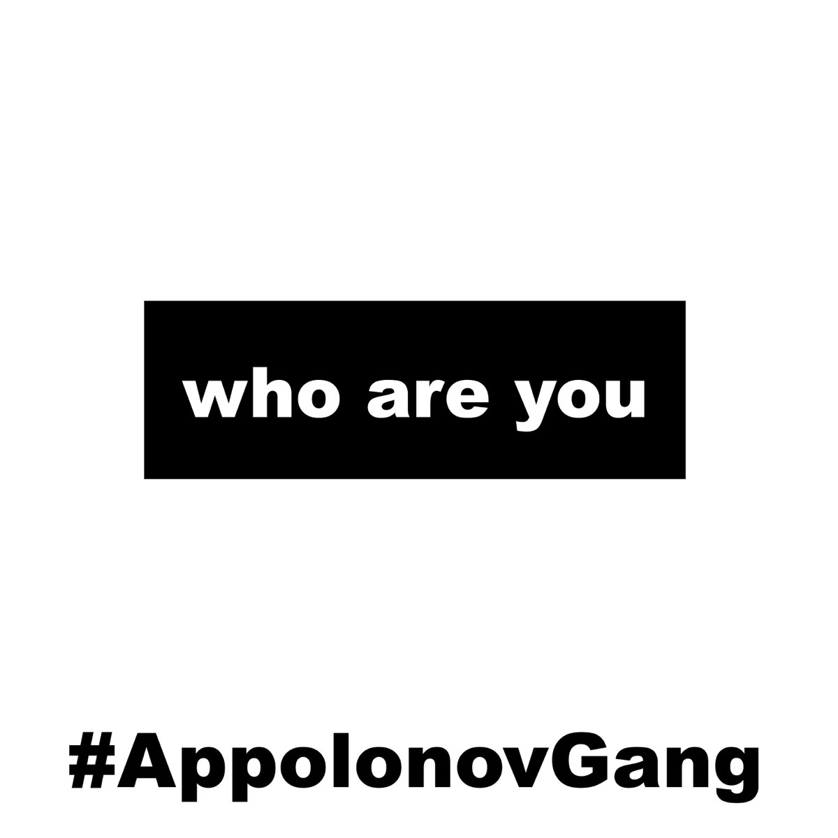 ‎Who Are You - Single by #AppolonovGang on Apple Music