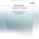 ARVO PART/SPIEGEL I'M SPIEGEL cover art