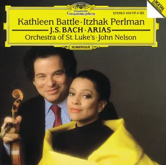 Bach: Arias for Soprano and Violin by Itzhak Perlman, John Nelson, Kathleen Battle & The Orchestra Of St. Luke's album reviews, ratings, credits