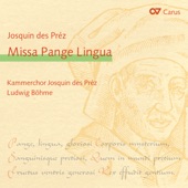 Josquin Desprez: Missa Pange Lingua artwork