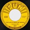 Too Late to Right My Wrong / Carleen - Single
