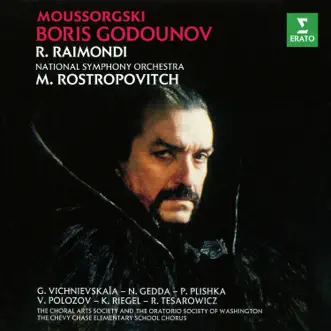 Mussorgsky: Boris Godunov by Ruggero Raimondi, Galina Vishnevskaya, Nicolai Gedda, National Symphony Orchestra, Kennedy Center & Mstislav Rostropovich album reviews, ratings, credits