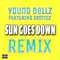 Sun Goes Down (Remix) [feat. Exoticz] - Young Dellz lyrics