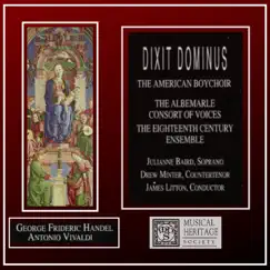 Vivaldi - Handel: Dixt Dominus by Julianne Baird, Drew Minter, The American Boychoir, The Albemarle Consort Of Voices, The Eighteenth Century Ensemble & James Litton album reviews, ratings, credits