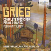 Grieg: Complete Music for Piano 4-Hands, Peer Gynt Suites artwork