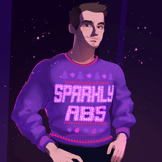 Cover artwork for Sparkly Abs (feat. CaptainSparklez)