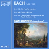 Bach: Two Part Inventions - Partita No. 2, BWV 862 - Capriccio sopra la lontananza del suo fratello dilettissimo, BWV 992 artwork