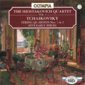 Tchaikovsky: String Quartet No. 1, 2 & Five Early Pieces artwork
