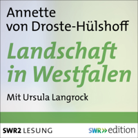 Annette von Droste-Hülshoff - Landschaft in Westfalen artwork