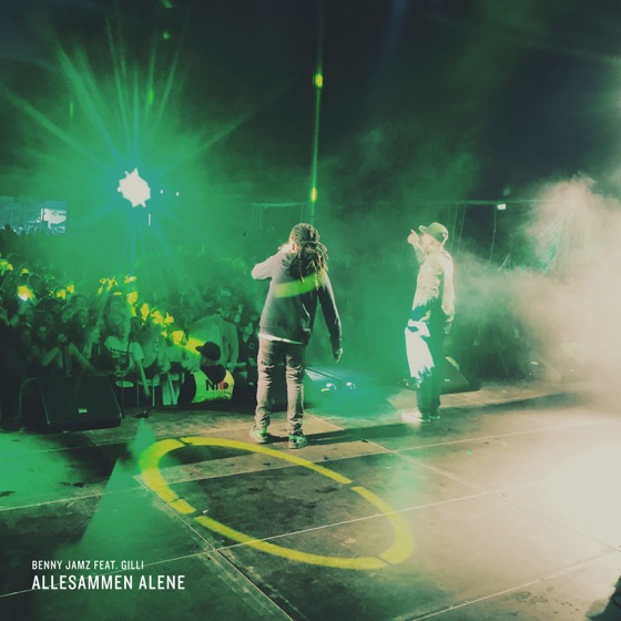 Cover artwork for Allesammen Alene (feat. Gilli)