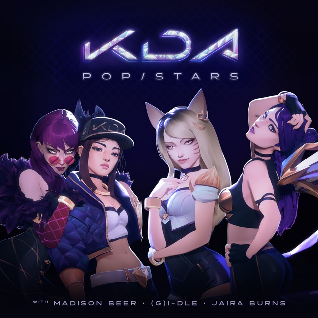 POP/STARS (feat. Jaira Burns) - Single Album Cover