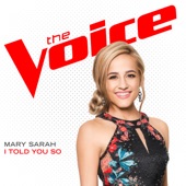 I Told You So (The Voice Performance) artwork