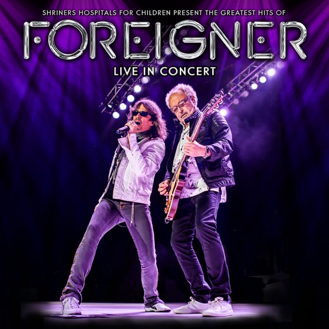 Foreigner The Greatest Hits of Foreigner Live in Concert Album Cover