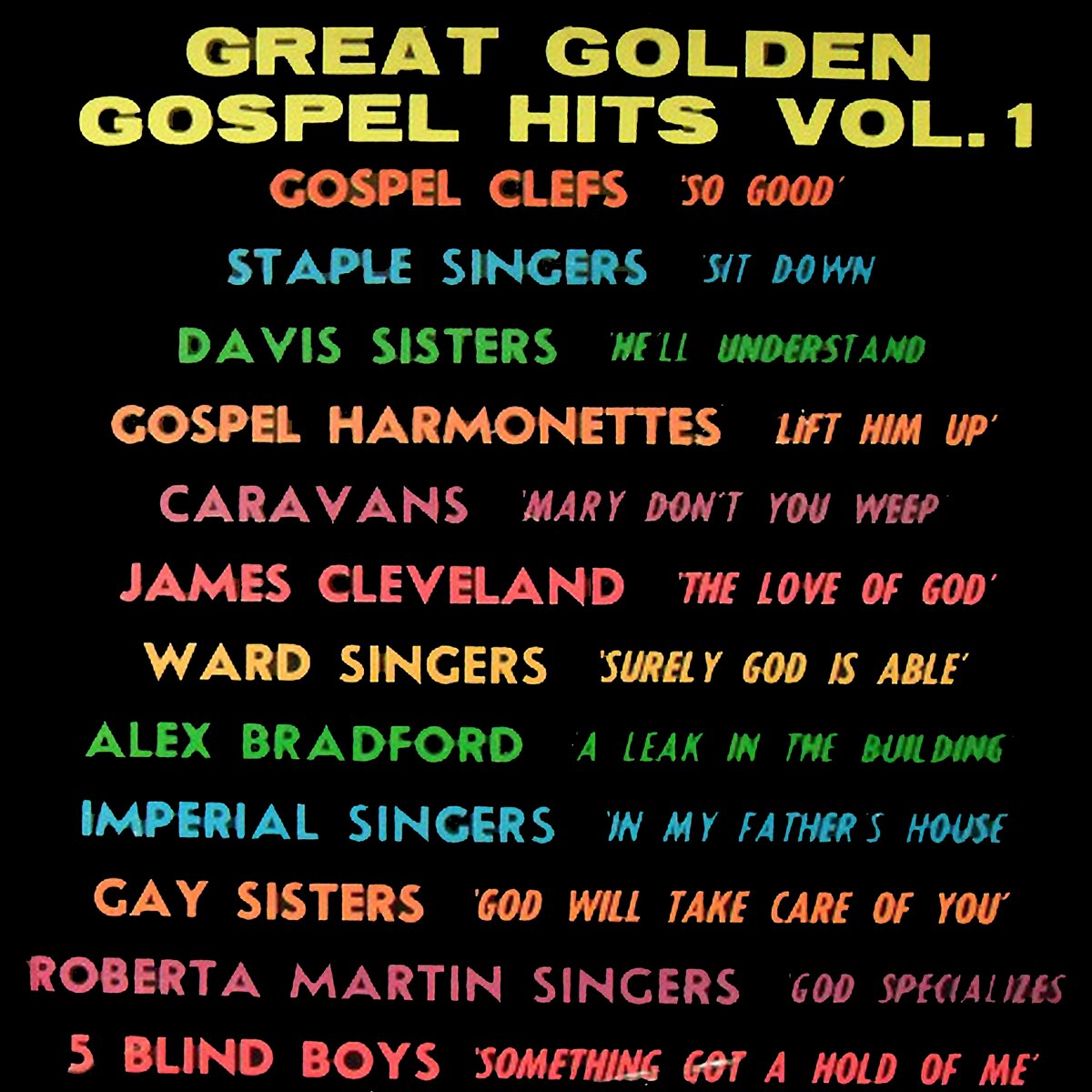 ‎Great Golden Gospel Hits Vol. 1 by Various Artists on Apple Music