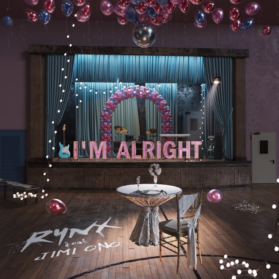 Cover artwork for I'm Alright (feat. Jimi Ono)