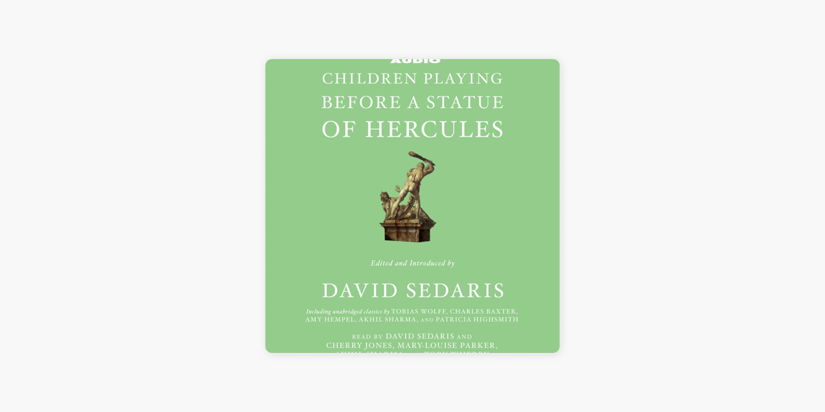 Children Playing Before a Statue of Hercules